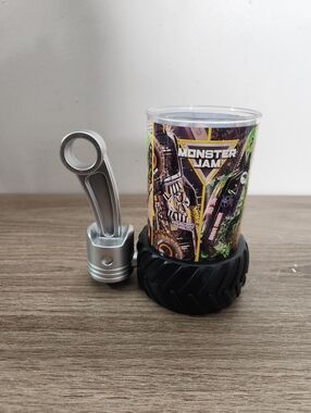 Monster Jam Cup Collectible Souvenir Cup Tire Gear Shift Coaster Grave Digger